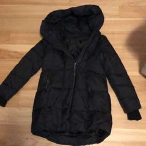 French Connection winter coat with large hood